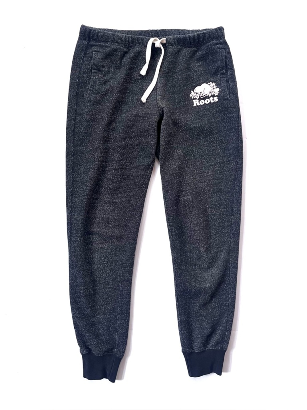 Roots Women’s Organic Original Slim Cuff Tapered Joggers Sweatpants (Small)